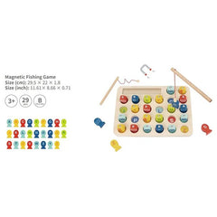 TookyToys - Magnetic Alphabet Fishing Game - 29pcs