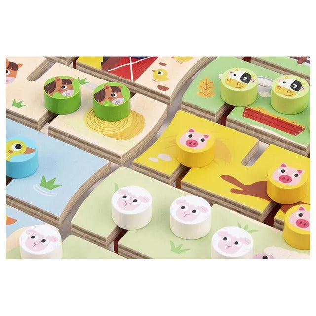 Alphabet & Farm Maze