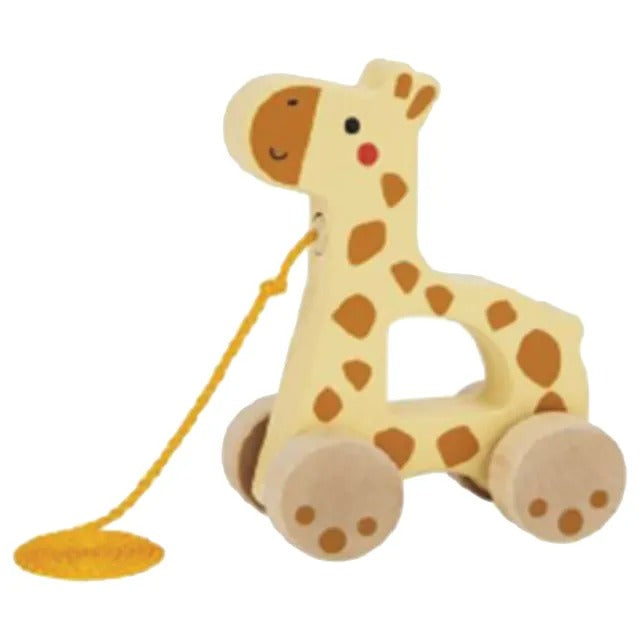 Wooden Giraffe Pull Along Toy