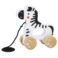Wooden Zebra Pull Along Toy
