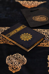 مصحف المدينة المخمل المطعم بماء الذهب al safa bookshop