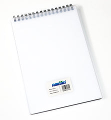 Spiral Notebook with Transparent Cover and Top Spiral Binding – 80 Sheets – Ruled – 80 GSM – 146 × 212 mm