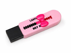 ممحاة دفع صغيرة بتصميم فيونكة