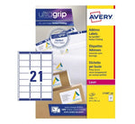 ADDRESS LABELS L7160-100 WITH ULTRAGRIP AND QUICKPEEL TECHNOLOGY, 63.5 X 38.1 MM, 21 LABELS PER SHEET, 100 SHEETS IN A PACK