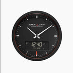 Al Fajr CR-23 Rounded Wall Clock (Analog and Digital)