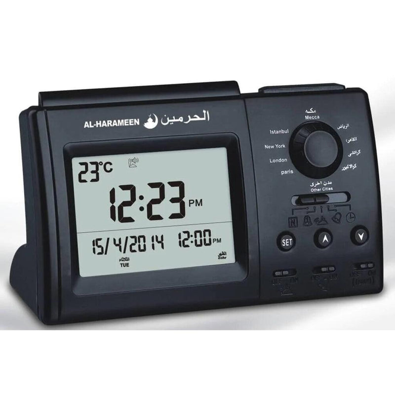 Al Harameen Azan Table Clock HA-3006