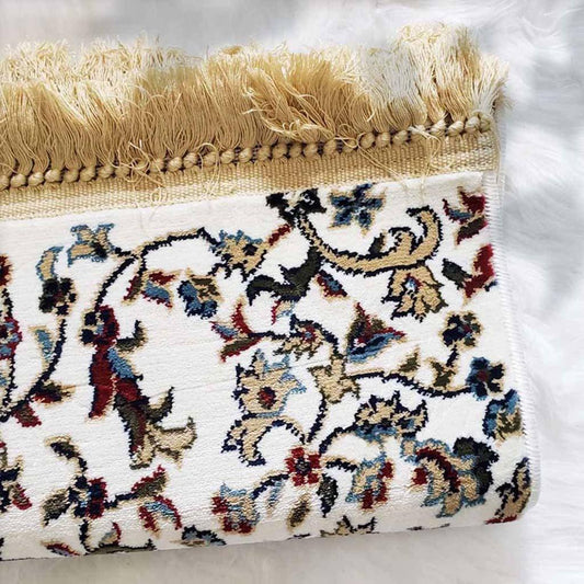 Al Rawdah Plain Premium Prayer Mat - Cream