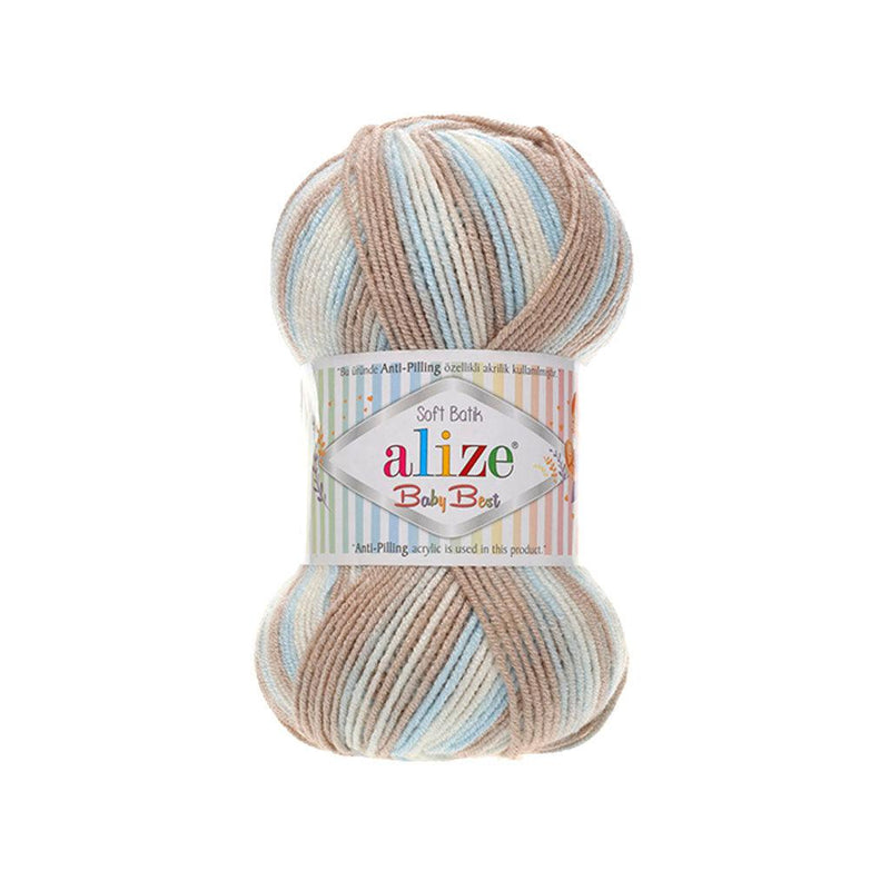 Alize - Baby Best Batik Acrylic Yarn 90% acrylic, 10% bamboo 100 g 262 yd