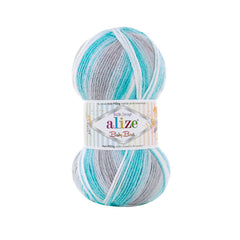 Alize - Baby Best Batik Acrylic Yarn 90% acrylic, 10% bamboo 100 g 262 yd