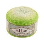 Alize Bella Ombre Bati̇K 100% Cotton Yarn 1 Big Skein 250 gr 900 mt 984 Yards