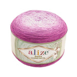 Alize Bella Ombre Bati̇K 100% Cotton Yarn 1 Big Skein 250 gr 900 mt 984 Yards