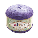 Alize Bella Ombre Bati̇K 100% Cotton Yarn 1 Big Skein 250 gr 900 mt 984 Yards