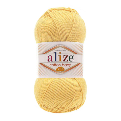 ALIZE COTTON GOLD YARN- 55% Cotton 45% Acrylic, Bangladesh