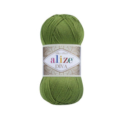 Alize - DİVA Silk Acrylic Yarn 100% Microfiber Acrylic Yarn 1 Ball skeins 100gr 383yds