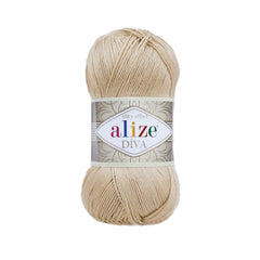 Alize - DİVA Silk Acrylic Yarn 100% Microfiber Acrylic Yarn 1 Ball skeins 100gr 383yds