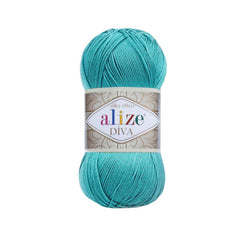 Alize - DİVA Silk Acrylic Yarn 100% Microfiber Acrylic Yarn 1 Ball skeins 100gr 383yds
