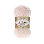 Alize - DİVA Silk Acrylic Yarn 100% Microfiber Acrylic Yarn 1 Ball skeins 100gr 383yds