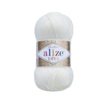 Alize - DİVA Silk Acrylic Yarn 100% Microfiber Acrylic Yarn 1 Ball skeins 100gr 383yds