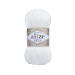 Alize - DİVA Silk Acrylic Yarn 100% Microfiber Acrylic Yarn 1 Ball skeins 100gr 383yds