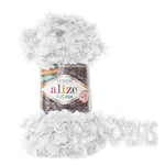 Alize - PUFFY FUR Yarn HAND KNITTING YARN - NO NEEDLES NO HOOKS COLLECTION-100% MICROPOLYESTER