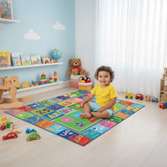 Kids Educational Alphabet Play Mat | Non-Slip Learning Rug 150 × 100 cm