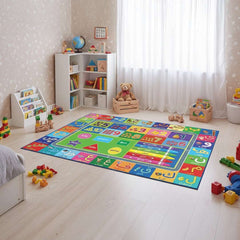 Kids Educational Alphabet Play Mat | Non-Slip Learning Rug 150 × 100 cm