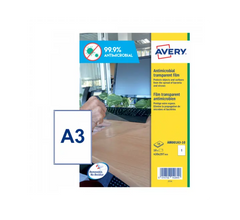 AVERY ANTIMICROBIAL A3 SIZE LABELS, 10 SHEET IN A PACK (AM001A3-10)