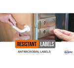 AVERY ANTIMICROBIAL ROUND PRE-CUT LABELS, 63LABELS PER SHEET, 10 SHEETS PER PACK (AM00CA4-10)