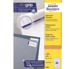 AVERY MULTIPURPOSE LABELS 3666, 38 X 21.2 MM, 65 LABELS PER SHEET, 100 SHEETS IN A PACK, FOR ALL PRINTERS