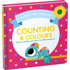 Follow Me & See: Colours & Counting | Interactive Early Learning Book for Kids