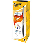 BiC ATLANTIS SOFT BALL PEN MEDIMUM RETRACTABLE - BLACK