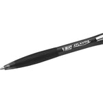 BiC ATLANTIS SOFT BALL PEN MEDIMUM RETRACTABLE - BLACK