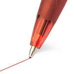 BiC ATLANTIS SOFT BALL PEN MEDIMUM RETRACTABLE - RED