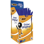 BIC CRISTAL ORIGINAL BALL PEN FINE BLUE