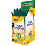 BiC CRISTAL ORIGINAL BALLPOINT PEN MEDIUM POINT 1.0mm - GREEN