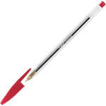 BiC CRISTAL ORIGINAL BALLPOINT PEN MEDIUM POINT 1.0mm - RED