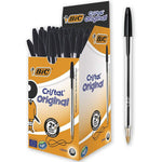 BIC CRISTALORIGINAL BALL PEN M EDIUM BLK