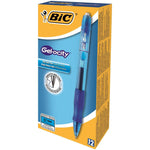 BiC GELOCITY GEL INK PEN 0.7mm RETRACTABLE - BLUE