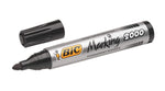 BiC PERMANENT MARKER 2000 BULLETIN TIP - BLACK