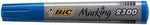 BiC PERMANENT MARKER 2300 CHISEL TIP - BLUE