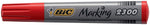 BiC PERMANENT MARKER 2300 CHISEL TIP - RED