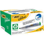 BIC WHITE BOARD MARKER 1751 CHISEL TIP, GREEN COLOUR