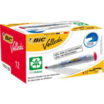 BiC WHITE BOARD MARKER 1751 CHISEL TIP - RED