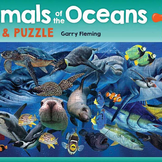 BOOK PUZZLE ANIMALS OF THE OCEANS