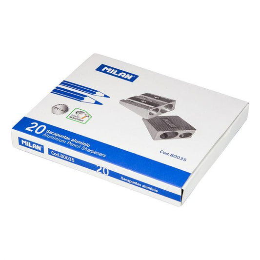 Box 20 Aluminum Double Pencil Sharpeners