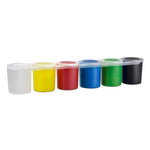 Box 6 Pots Basic Colors 25 ml Finger Paint