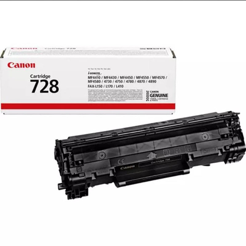 Canon 728 Black Toner Cartridge | خرطوشة حبر ليزر من كانون - 728 لون اسود