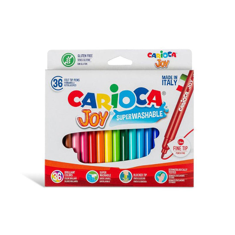 CARIOCA JOY BOX FELT TIP PENS 36 PIECES