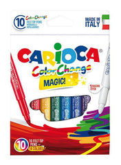 CARIOCA Magic Color Changre 10pcs Felt Tip Pens