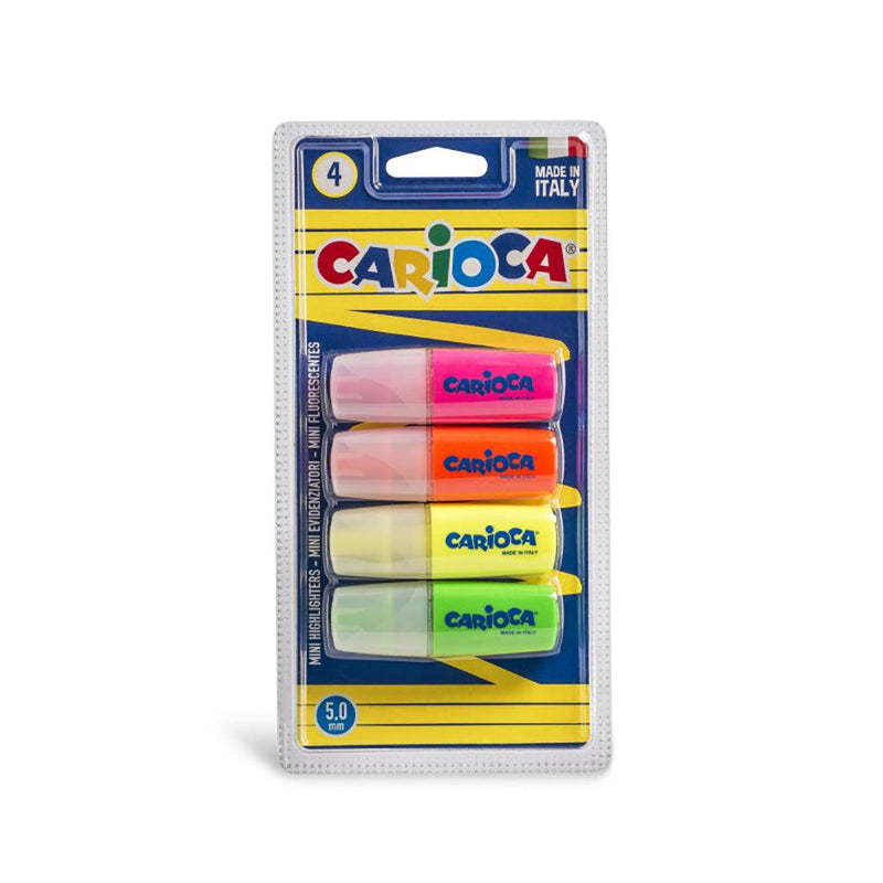 CARIOCA Miniligrht Blister 4pcs Highlighters